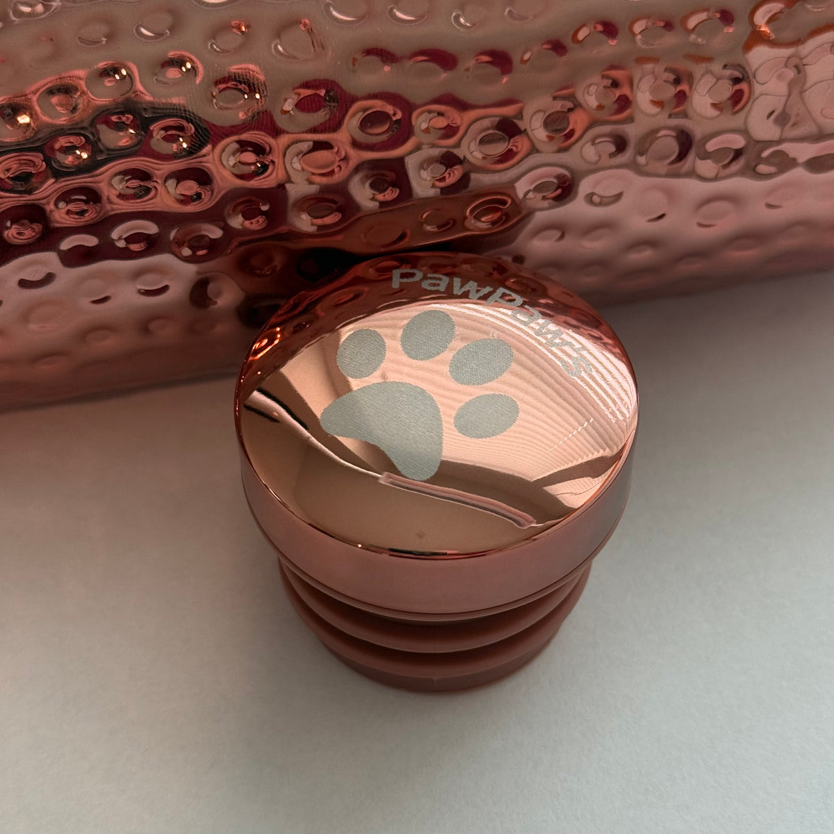 Rosewater: Personalized Hammered Copper Colored Water Bottle 650mL
