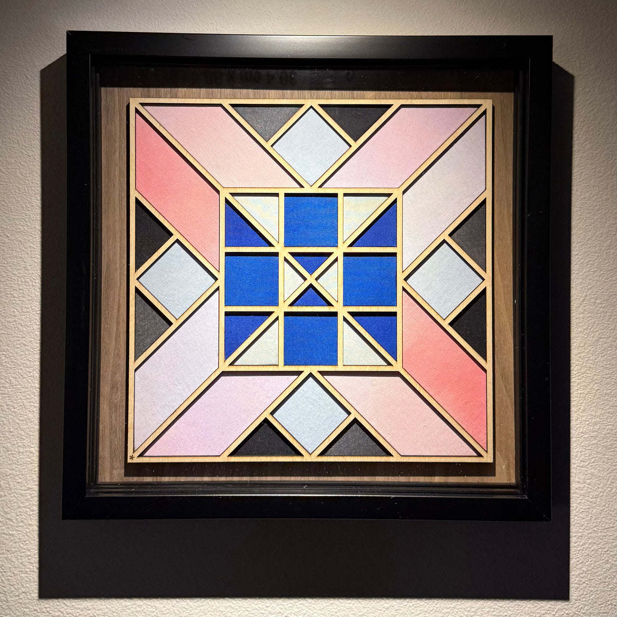 Harmony: Laser Cut Wood Quilt-Like Wall Art | Framed Wall Art | One of One